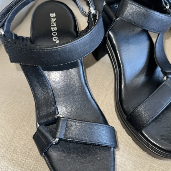 Black Strap Heels - Picture 5 of 5